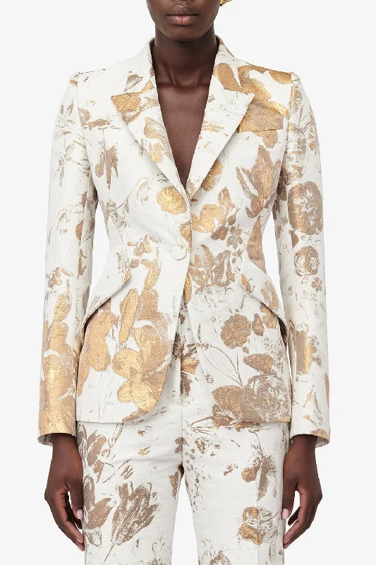 Peak Shoulder Jacket - Gold