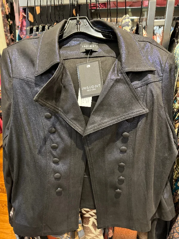 Sparkle Midnight Vegan Metallic Jacket