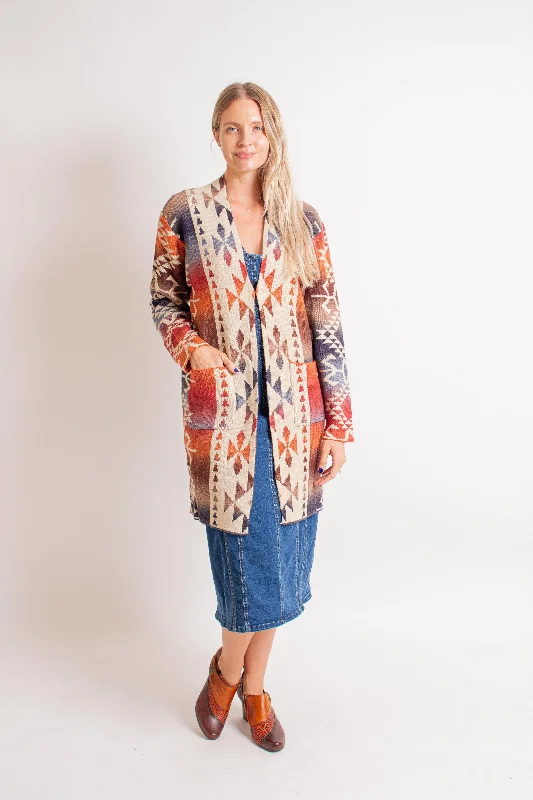 Emmi Fall Colors Long Cardigan