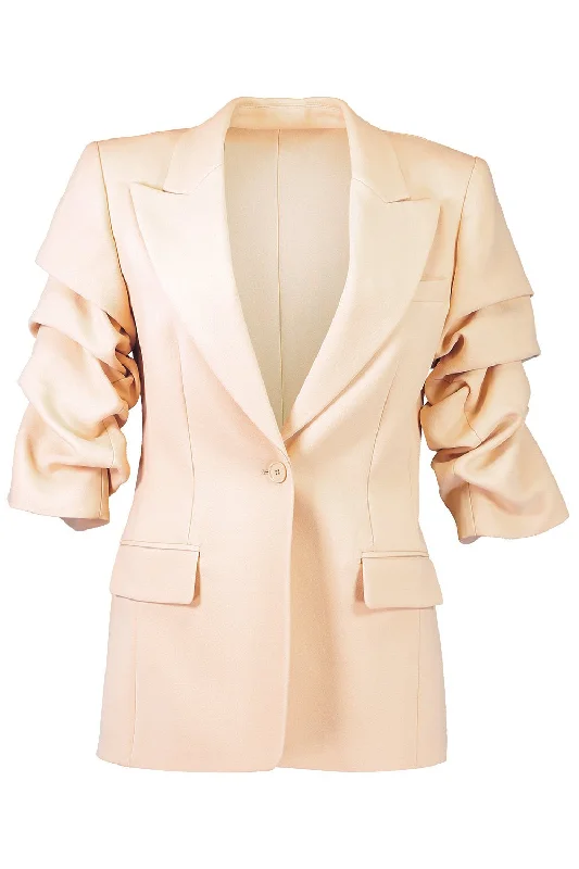 Cate Crushed Sleeve Blazer