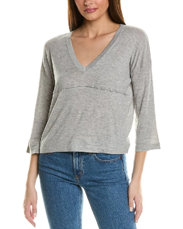 Autumn Cashmere Bell Sleeve Cashmere Sweater