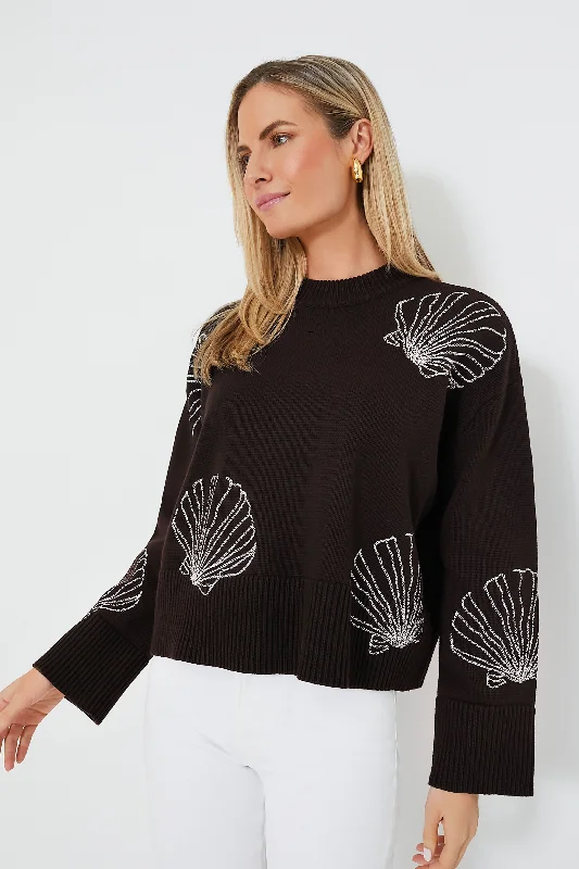 Chocolate Seashells Camille Sweater