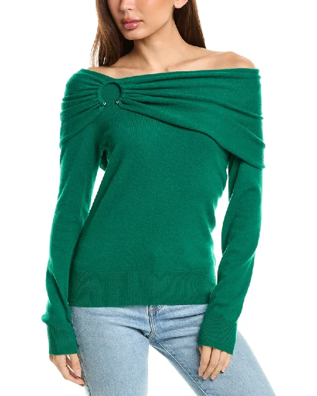 InCashmere Ring Cashmere Sweater