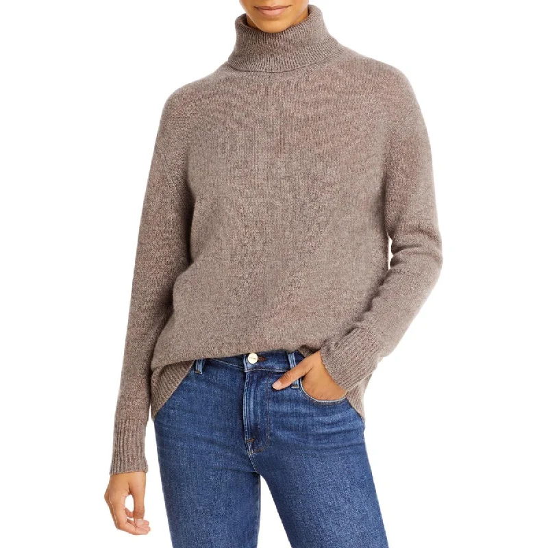 Private Label Womens Ribbed Long Sleeve Turtleneck Sweater