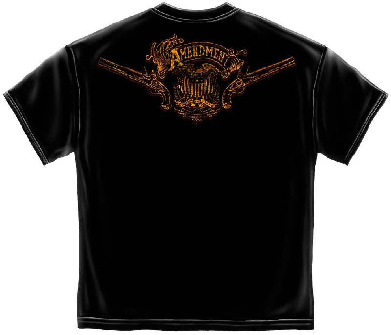 2nd Amendment Gold Vintage T-Shirt #RN2258