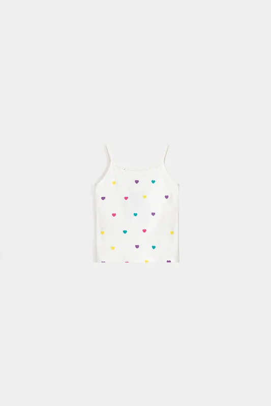 Embroidered Tank Top