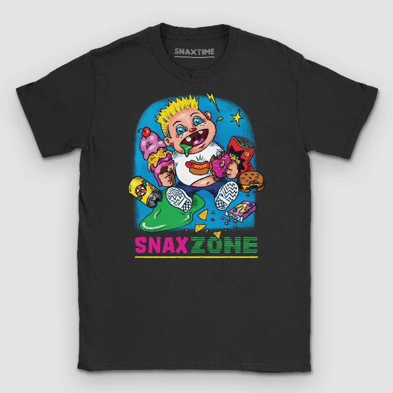 Snax Zone Cartoon Junk Food T-Shirt