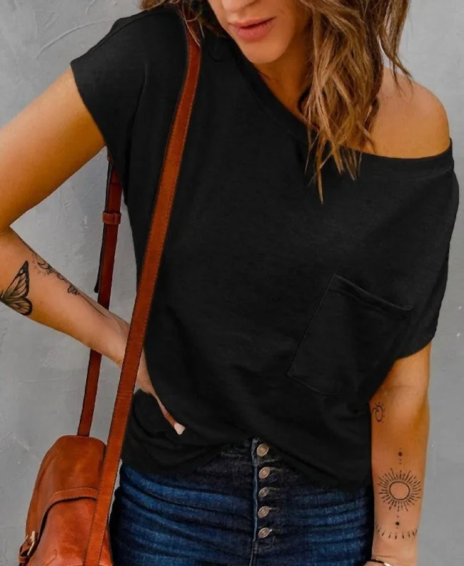 Oversized T-Shirt In Black