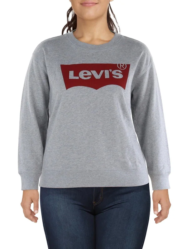 Plus   Womens Cotton Oversized Sweatshirt