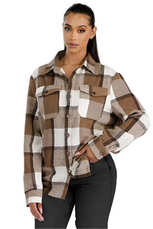 Boyfriend Oversized Soft Flannel Shacket