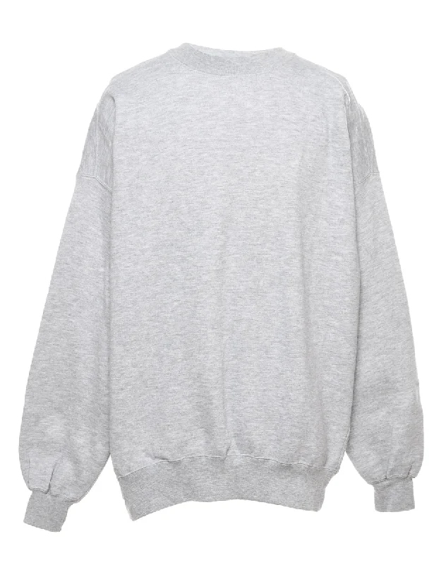 Umbro Marl Grey Plain Sweatshirt - XL