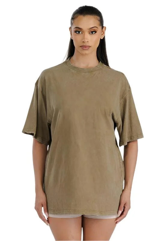 Womens Oversized Cotton Boyfriend Shirt