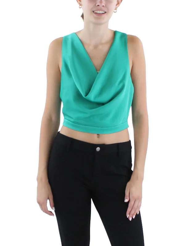 Womens Sleeveless Tee Pullover Top