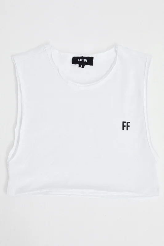 FF / Sleeveless Crop Tank Top