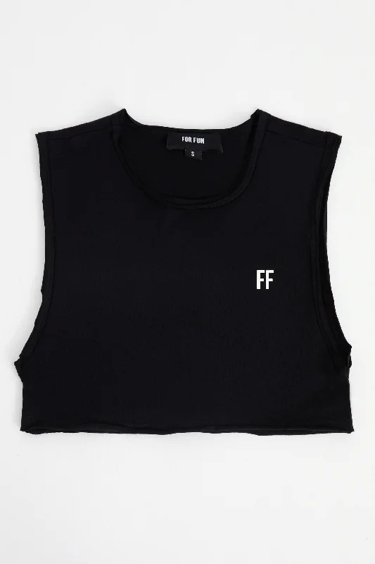 FF / Sleeveless Crop Tank Top