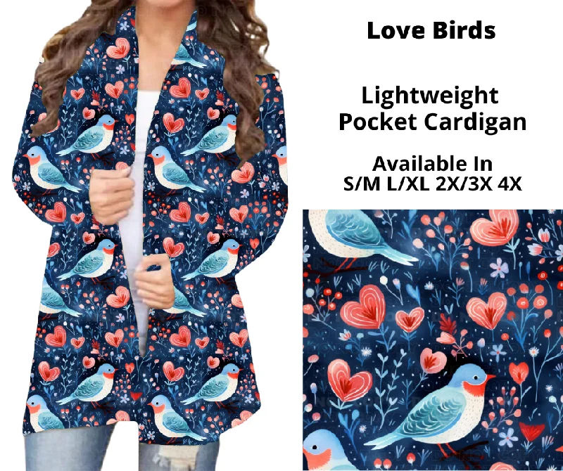 Preorder! Closes 11/20. ETA Jan. Love Birds Cardigan