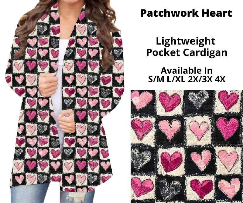 Preorder! Closes 11/20. ETA Jan. Patchwork Heart Cardigan