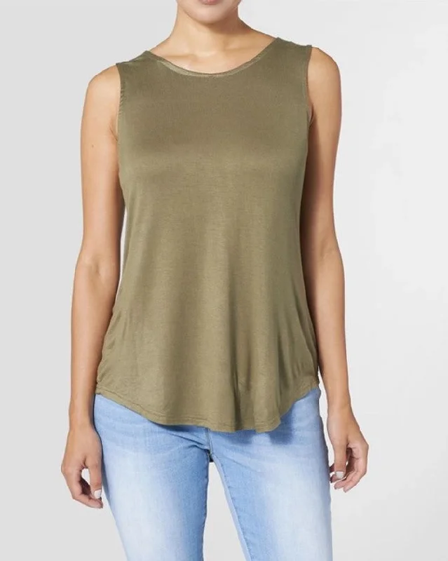 Isolde Pleat Back Tank Top- 5 Colors!